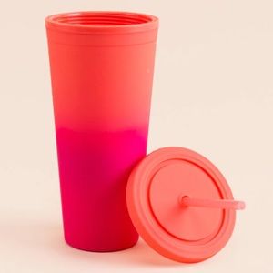 NWT Fuchsia-Peach Ombré Tumbler